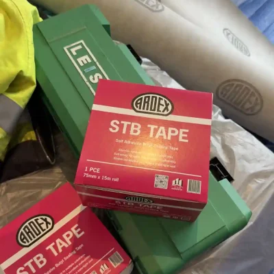 Ardex WPM 750 Sheet Membrane & ARDEX STB Butynol Tape